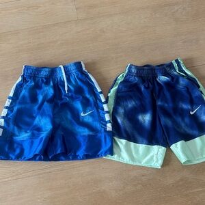 Nike Kids Dual Blue and Green Shorts